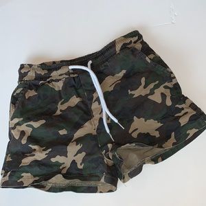 Shein Women’s S Camouflage Drawstring Shorts